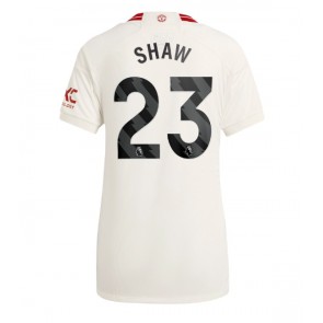 Manchester United Luke Shaw #23 Rezervni Dres za Ženska 2023-24 Kratak Rukavima